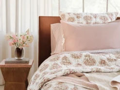 Coyuchi Flores Handstitched Organic Sham< Pillow Shams