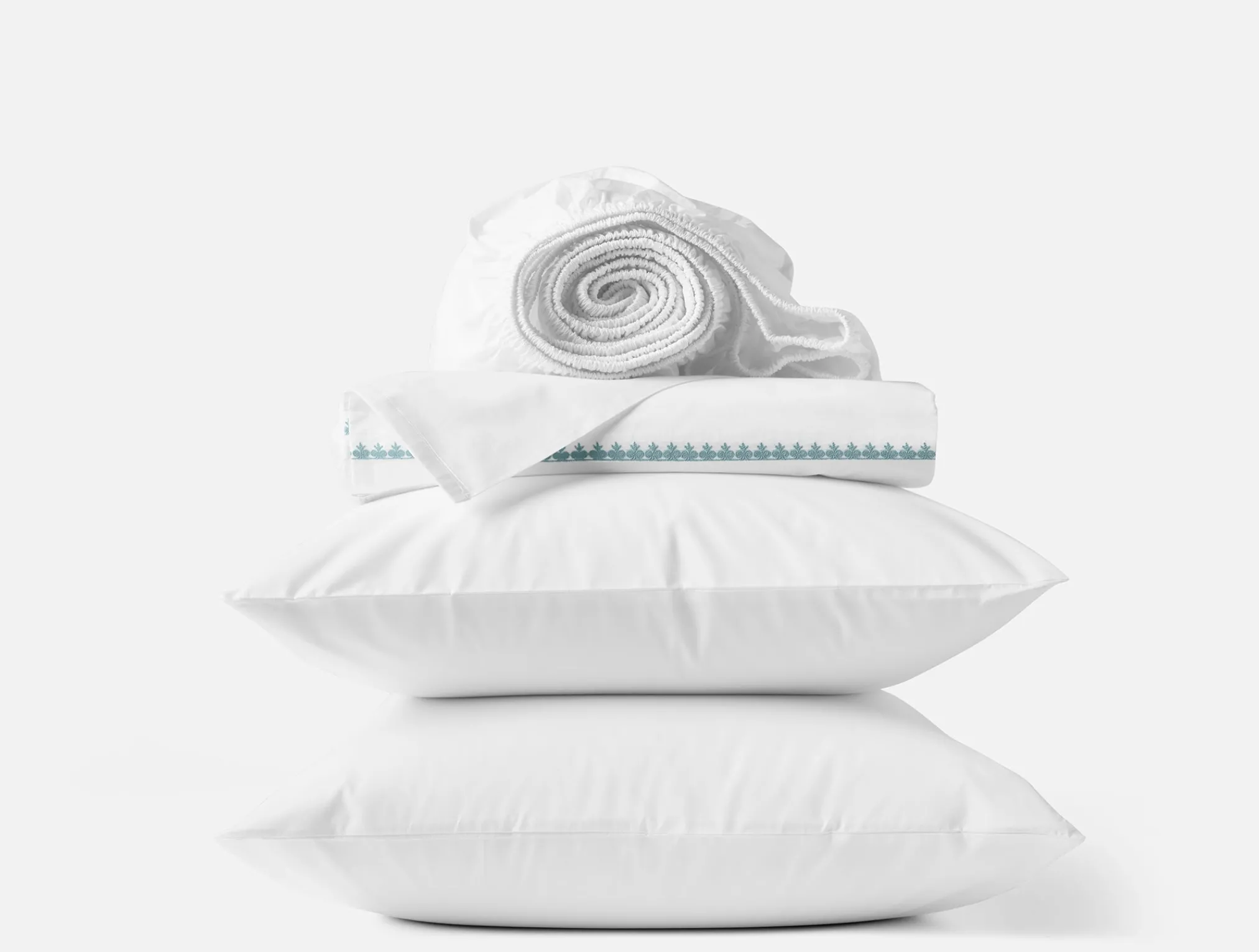 Coyuchi Floret Embroidered Organic Percale Sheet Set< Sheet Sets|Sheet Sets