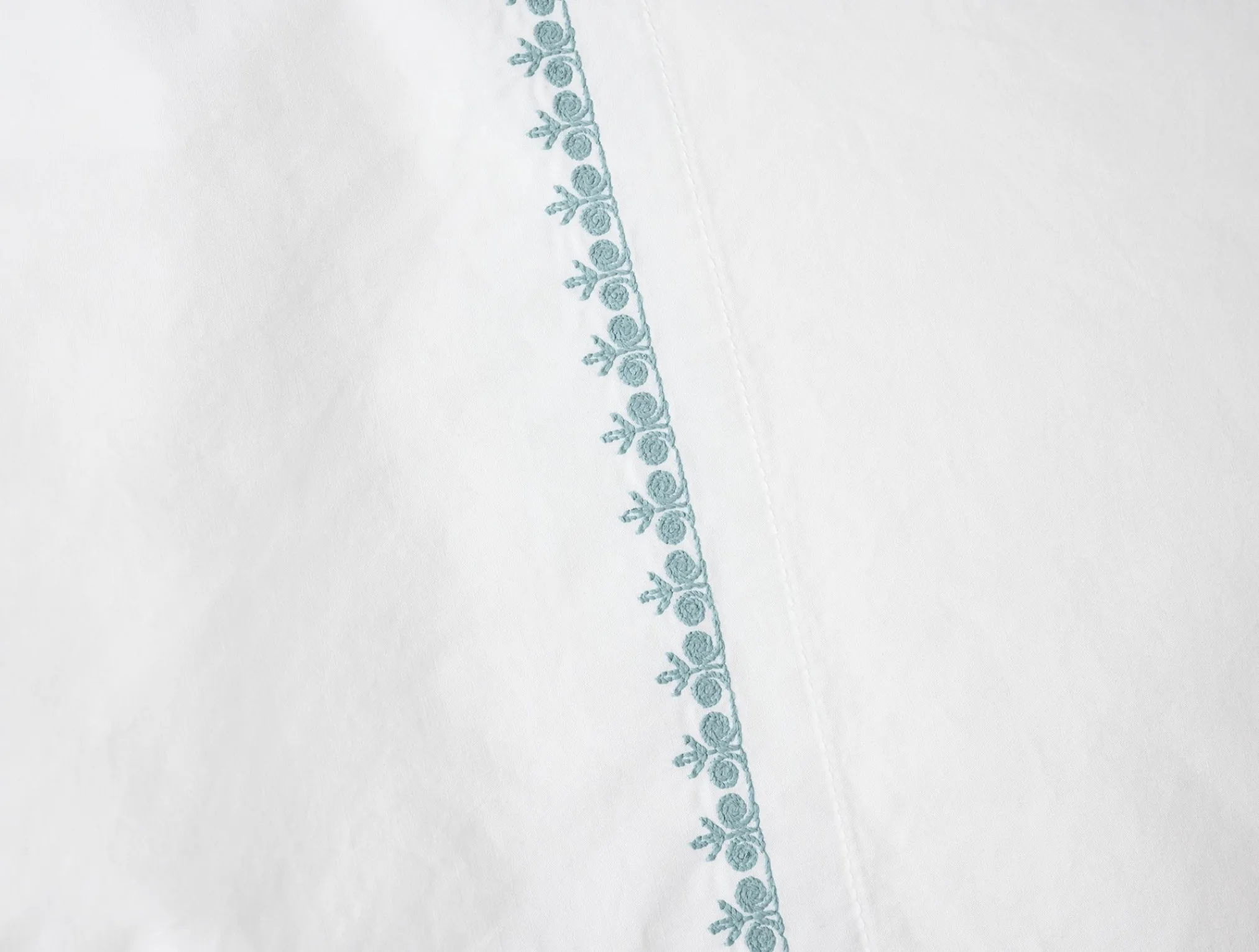 Coyuchi Floret Embroidered Organic Percale Sheet Set< Sheet Sets|Sheet Sets