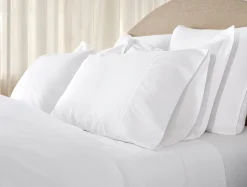 Coyuchi Floret Embroidered Organic Percale Pillowcases< Pillowcases|Pillowcases