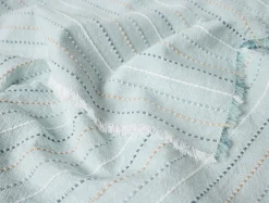 Coyuchi Fringe Stripe Organic Napkins, Set of 4< Dining