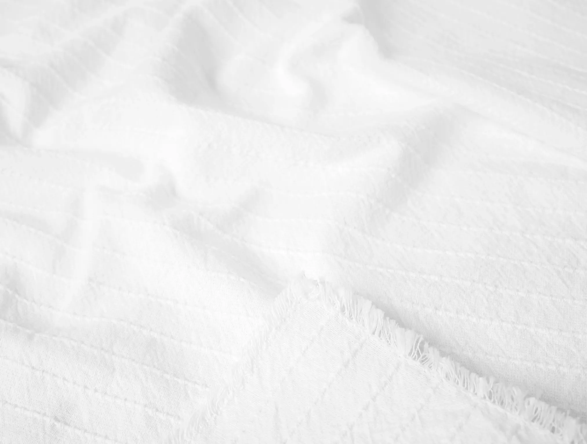 Coyuchi Fringe Stripe Organic Napkins, Set of 4< Dining