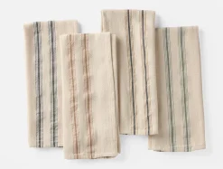 Coyuchi Hayes Organic Kitchen Towels, Set of 4< Kitchen
