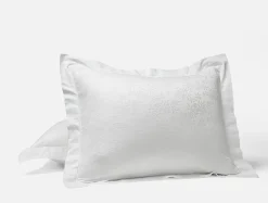 Coyuchi Heirloom Organic Sateen Jacquard Sham< Pillow Shams