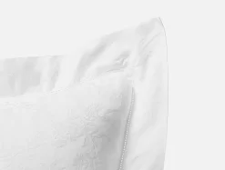 Coyuchi Heirloom Organic Sateen Jacquard Sham< Pillow Shams