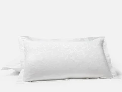 Coyuchi Heritage Organic Percale Jacquard Sham< Pillow Shams