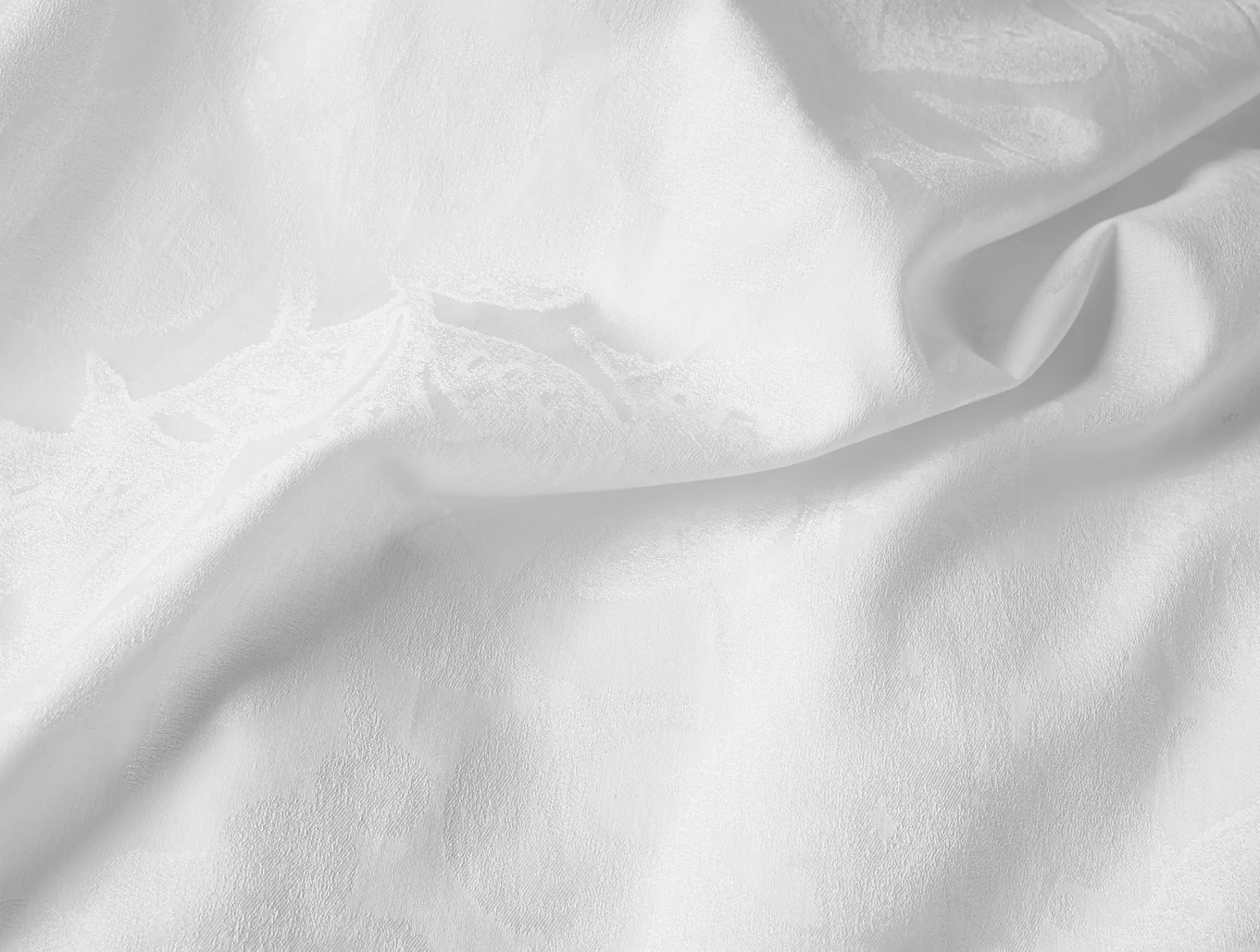 Coyuchi Heritage Organic Percale Jacquard Duvet Cover< Duvet Covers + Sets