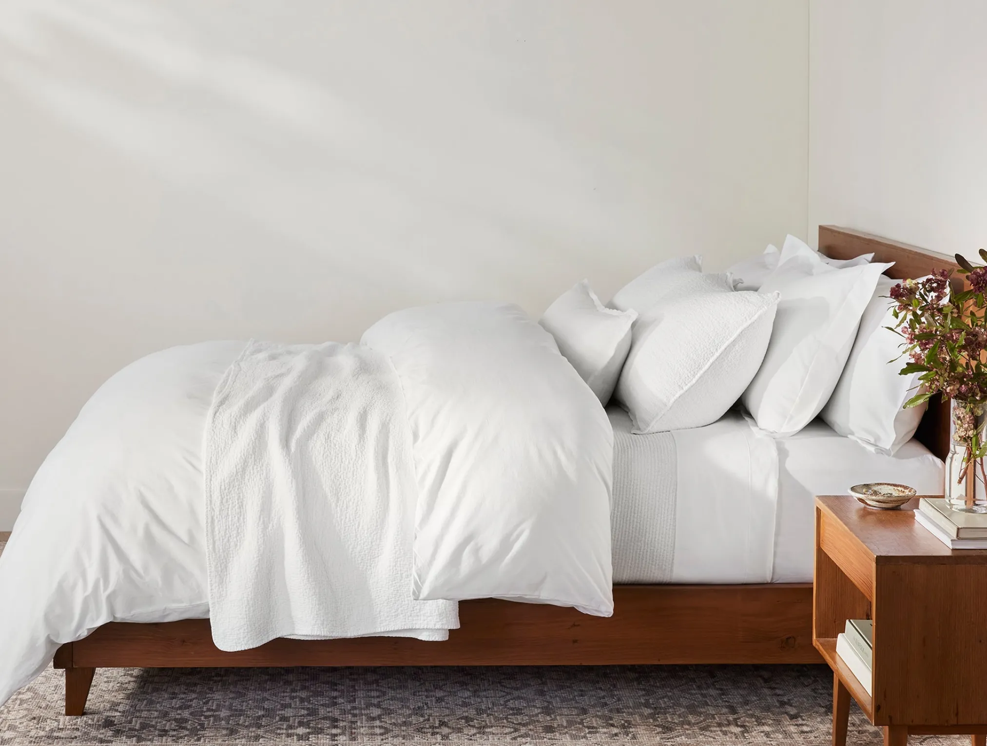 Coyuchi Heritage Organic Percale Pillowcases< Pillowcases|Pillowcases