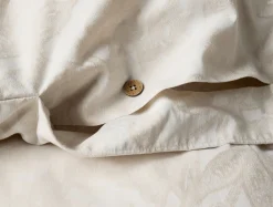 Coyuchi Heritage Organic Percale Jacquard Duvet Set< Duvet Covers + Sets