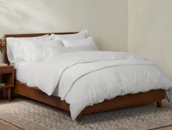 Coyuchi Heritage Organic Percale Duvet Set< Duvet Covers + Sets