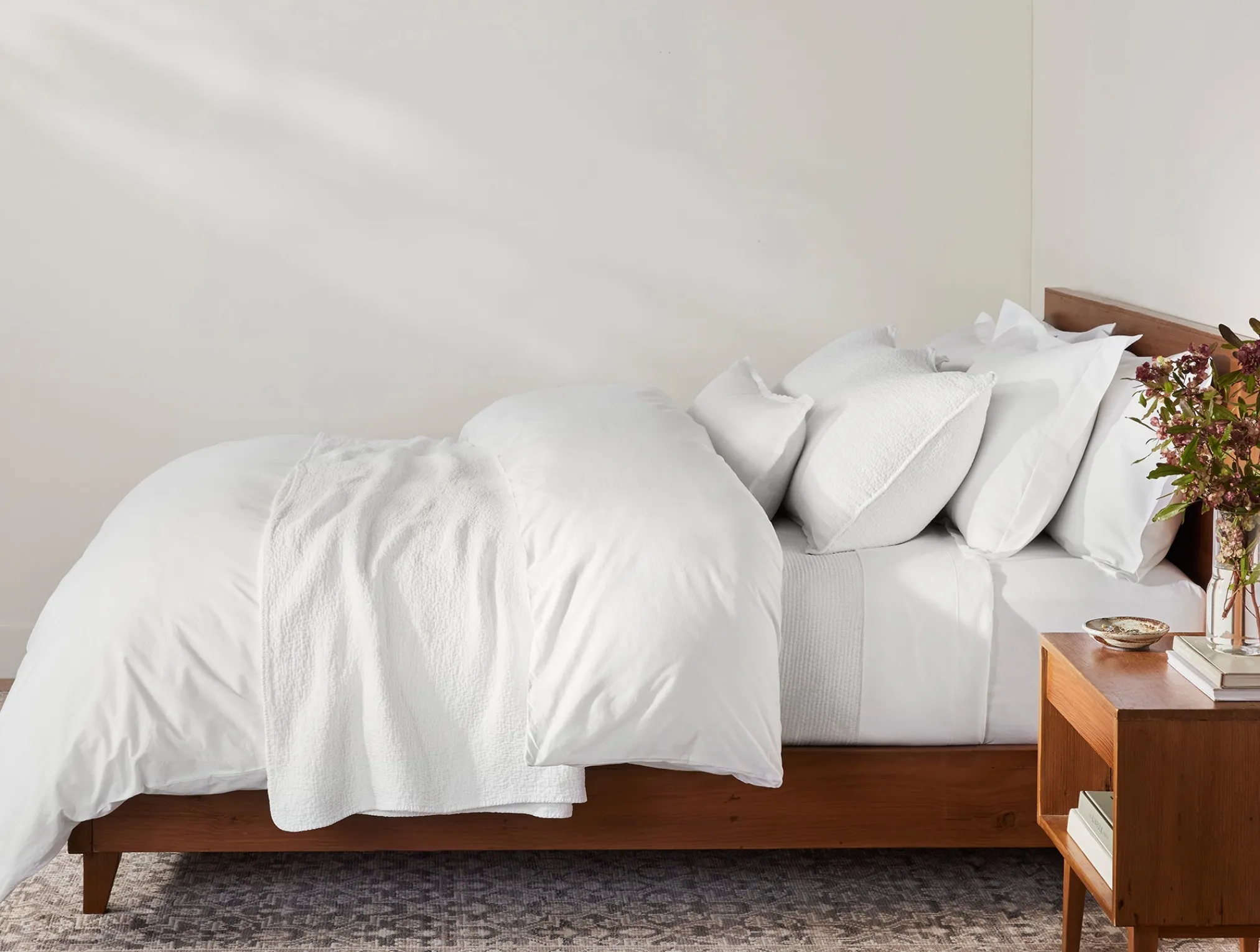 Coyuchi Heritage Organic Percale Sham< Pillow Shams