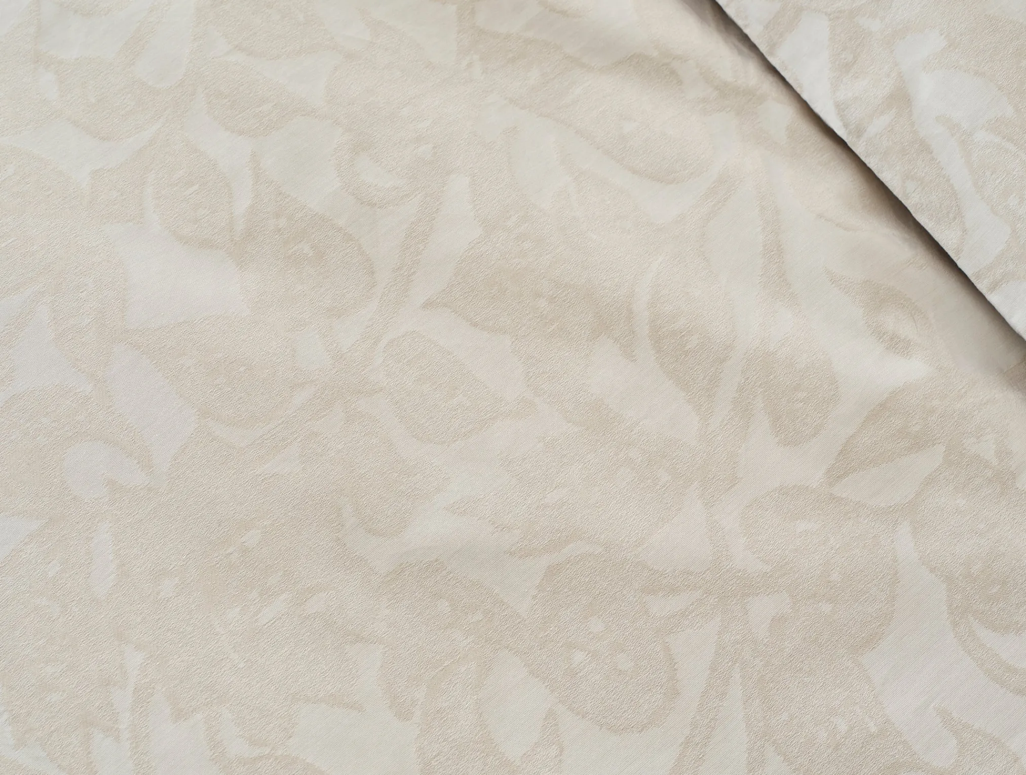 Coyuchi Heritage Organic Percale Jacquard Border Flat Sheet< Percale