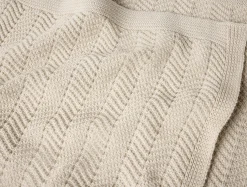 Coyuchi Hermosa Organic Knit Throw< Throws