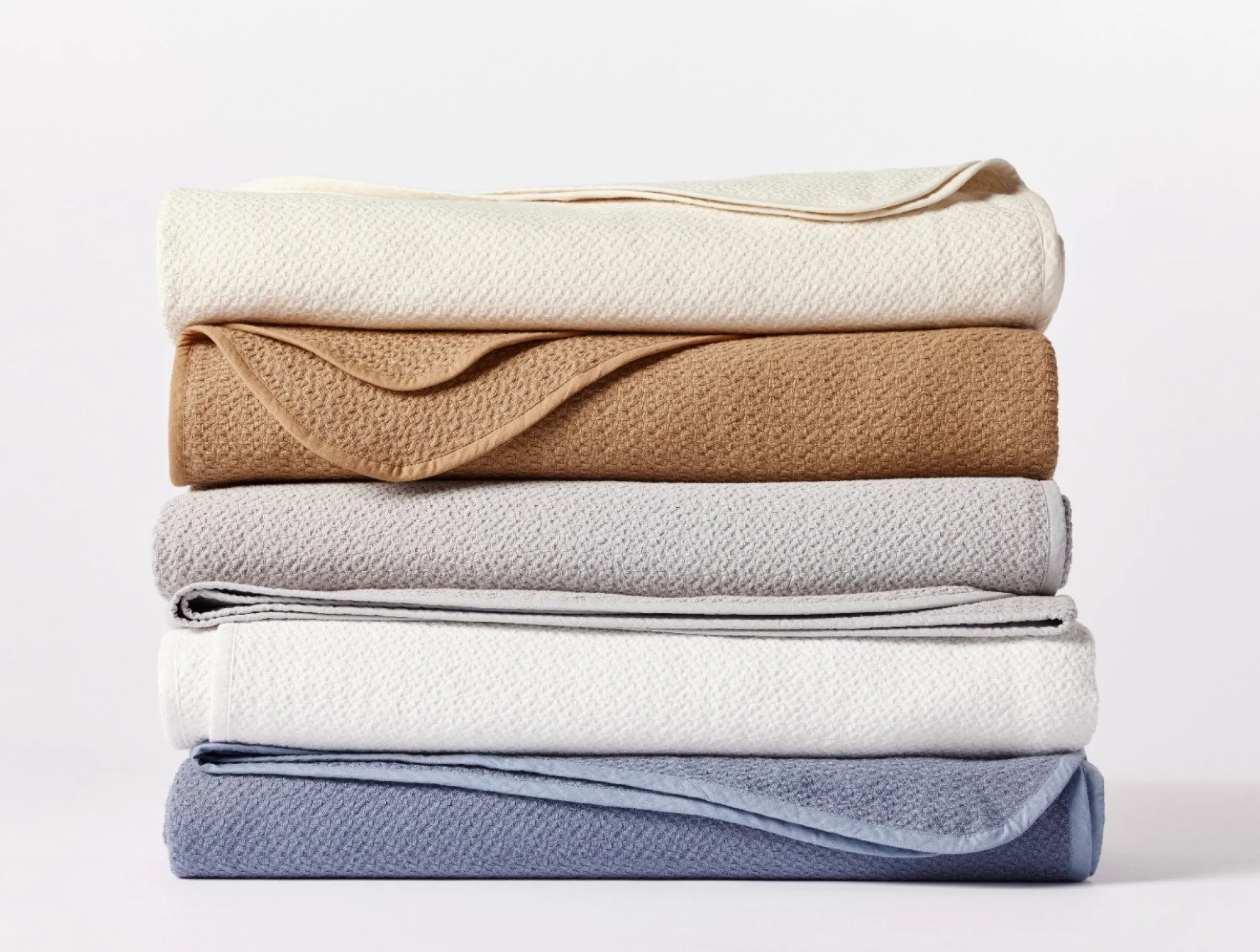 Coyuchi Honeycomb Organic Blanket< Bed Blankets