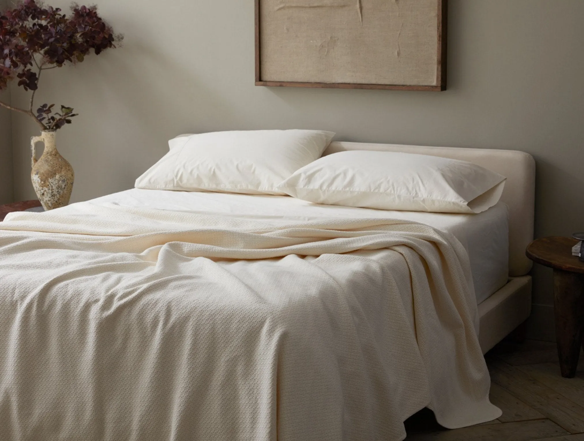 Coyuchi Honeycomb Organic Blanket< Bed Blankets
