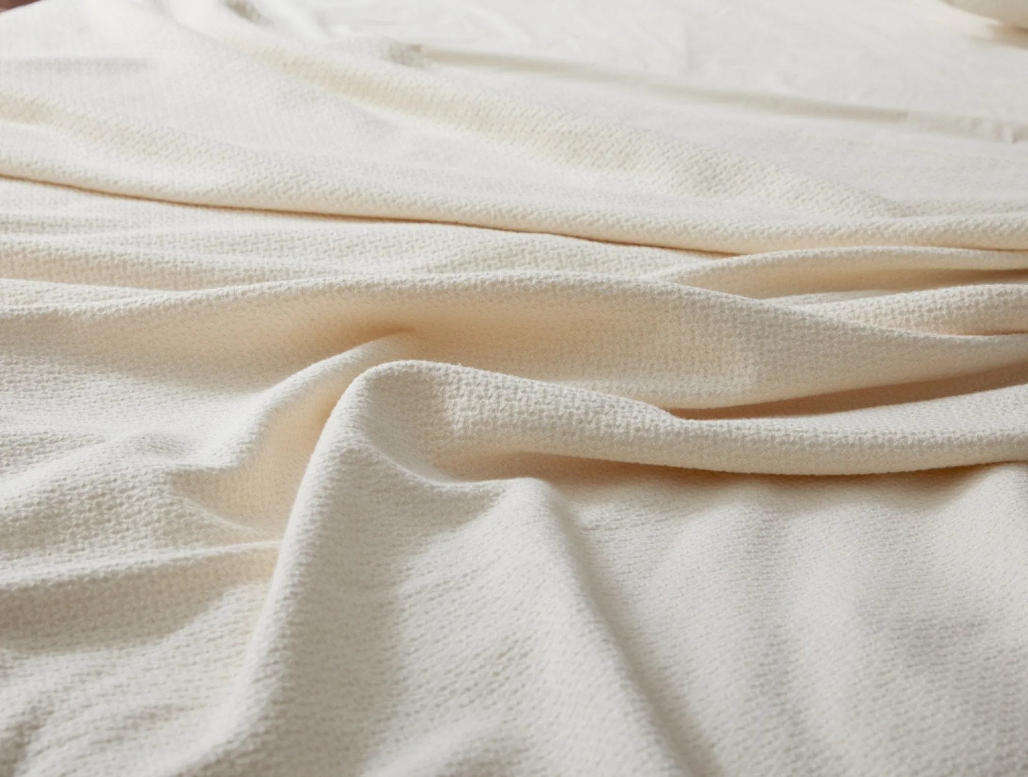 Coyuchi Honeycomb Organic Blanket< Bed Blankets