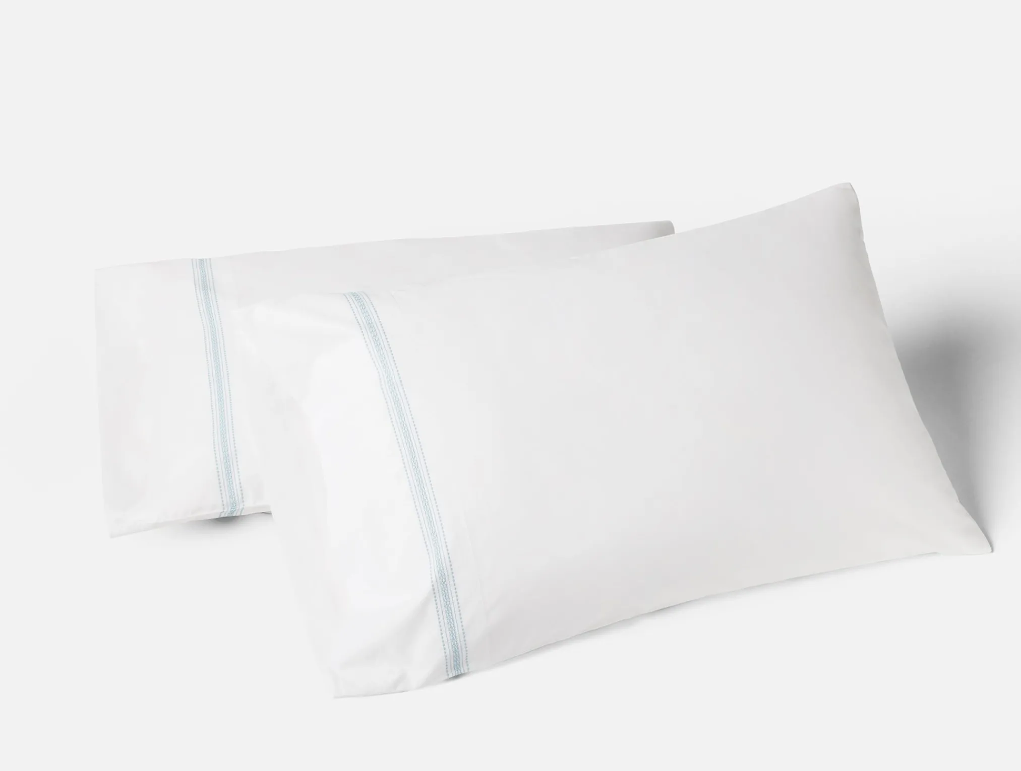 Coyuchi Landscape Embroidered Organic Pillowcases< Pillowcases|Pillowcases