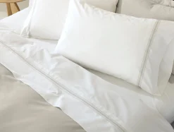 Coyuchi Landscape Embroidered Organic Percale Sheet Set< Sheet Sets|Sheet Sets