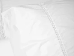 Coyuchi Lattice Organic Percale Pillowcases< Pillowcases|Pillowcases