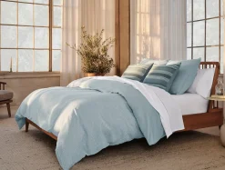 Coyuchi Lattice Organic Percale Pillowcases< Pillowcases|Pillowcases