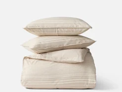Coyuchi Little Sur Stripe Organic Duvet Set< Duvet Covers + Sets