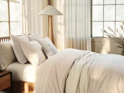 Coyuchi Little Sur Stripe Organic Duvet Set< Duvet Covers + Sets