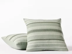 Coyuchi Lost Coast Decorative Organic Pillow Cover< Decorative Pillows