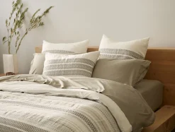 Coyuchi Lost Coast Organic Duvet Cover< Duvet Covers + Sets