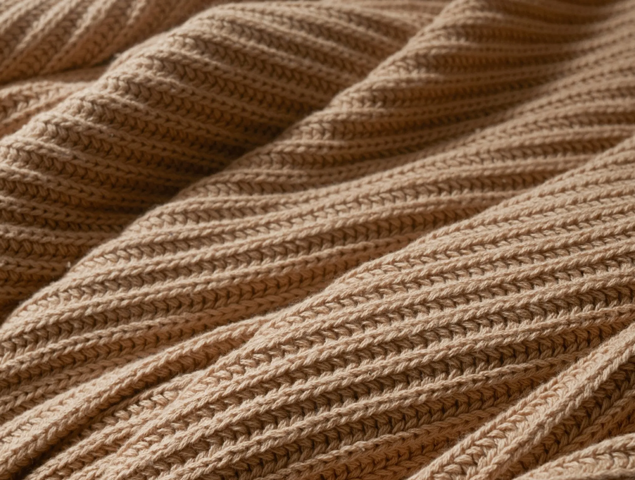 Coyuchi Madrone Organic Knit Throw< Throws