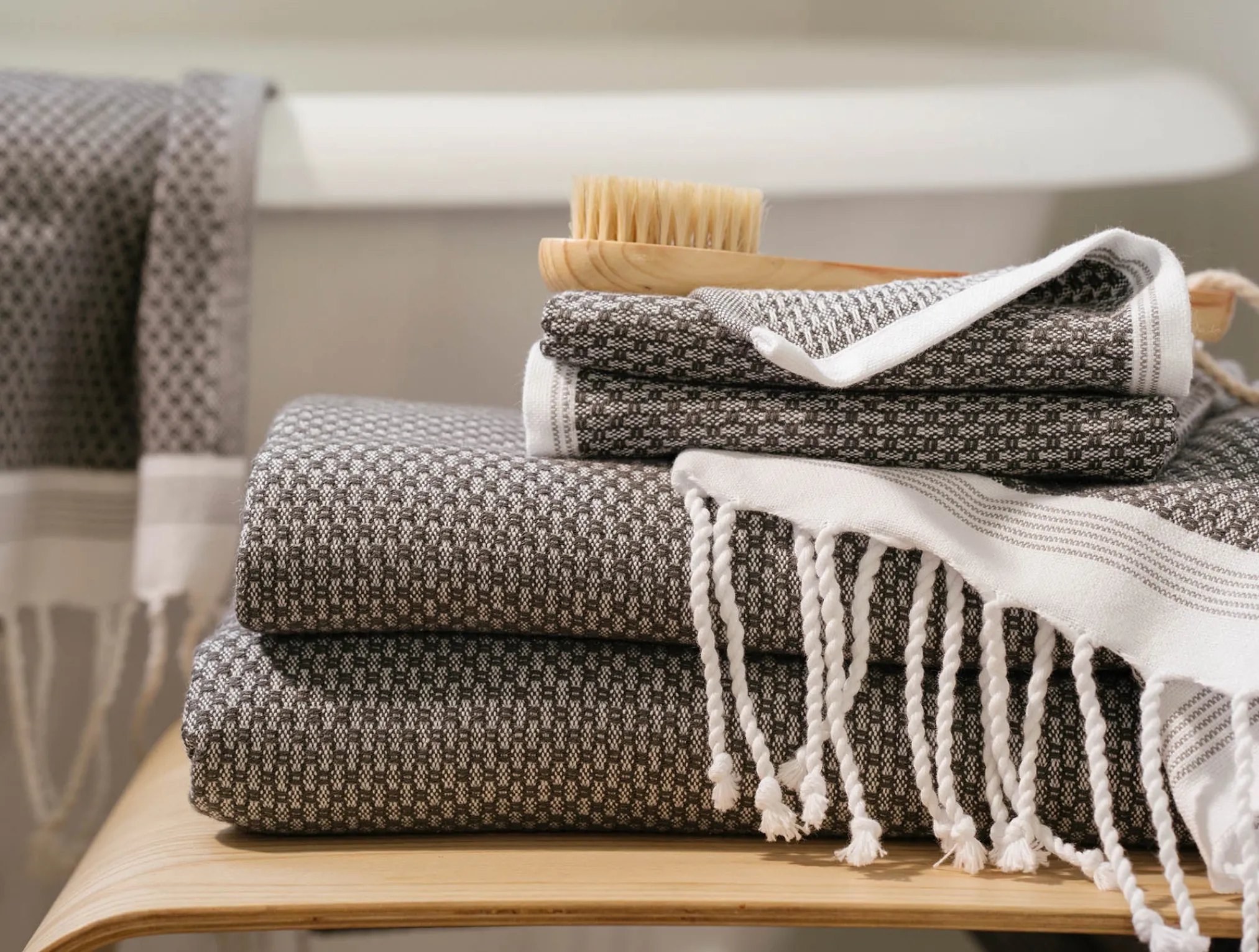 Coyuchi Mediterranean Organic Towels - Set of 6< Bath Towels