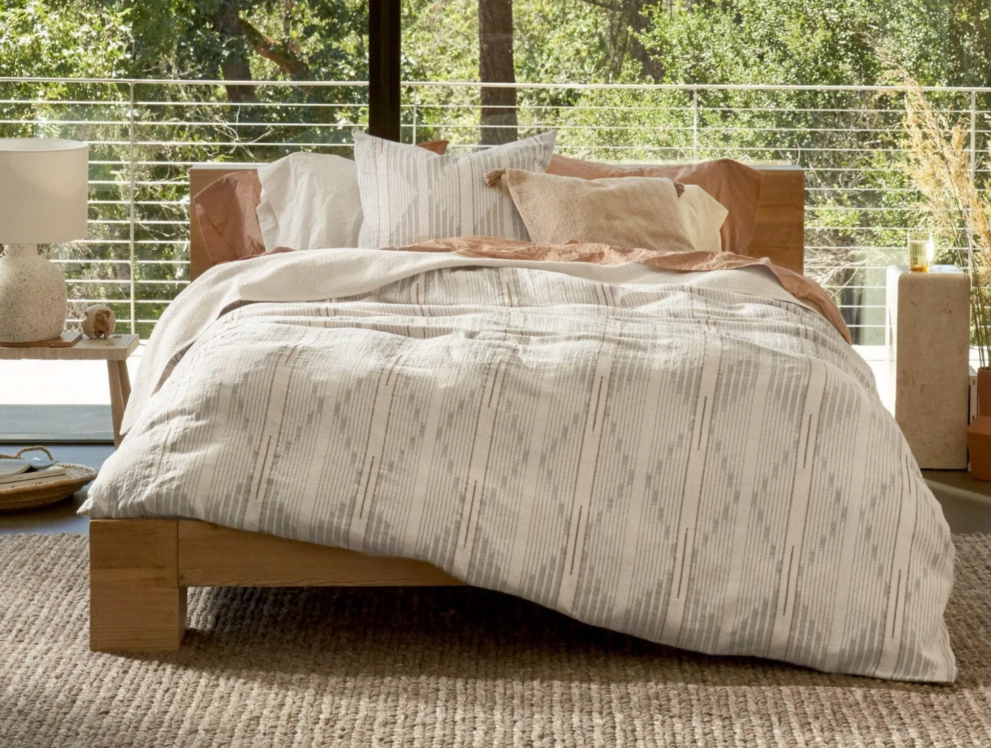 Coyuchi Morelia Organic Duvet Cover< Duvet Covers + Sets