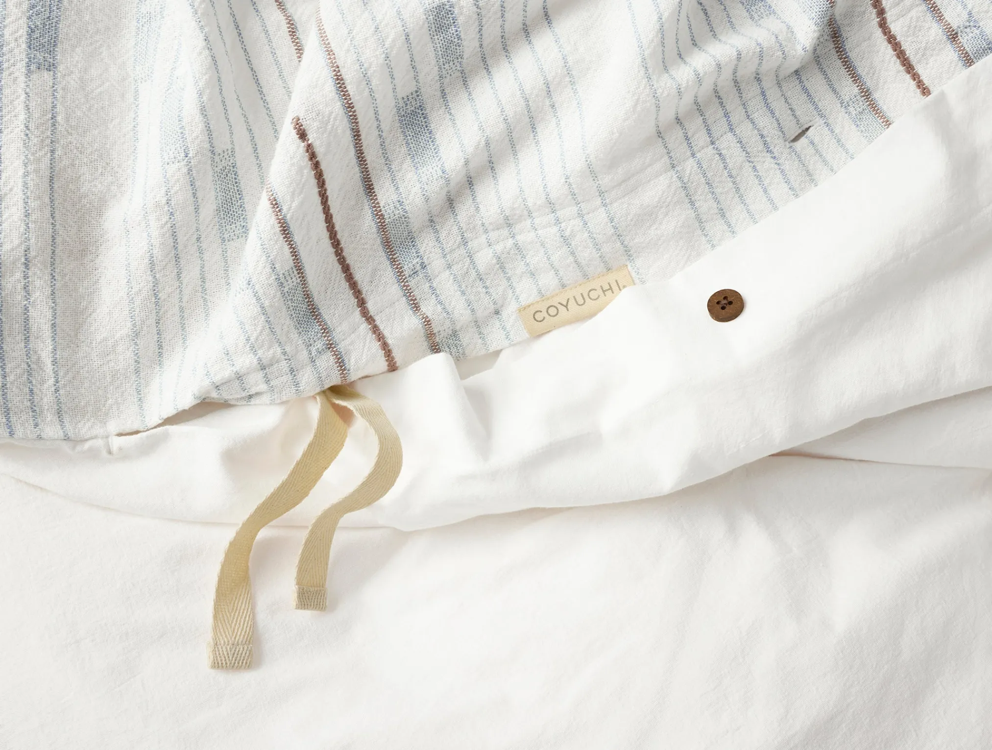 Coyuchi Morelia Organic Duvet Cover< Duvet Covers + Sets