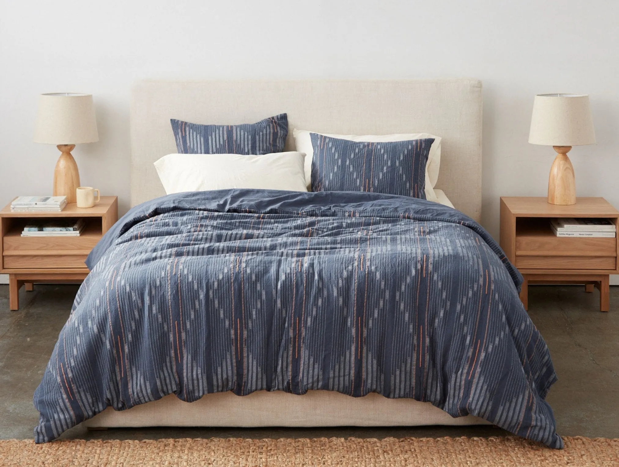 Coyuchi Morelia Organic Duvet Cover< Duvet Covers + Sets