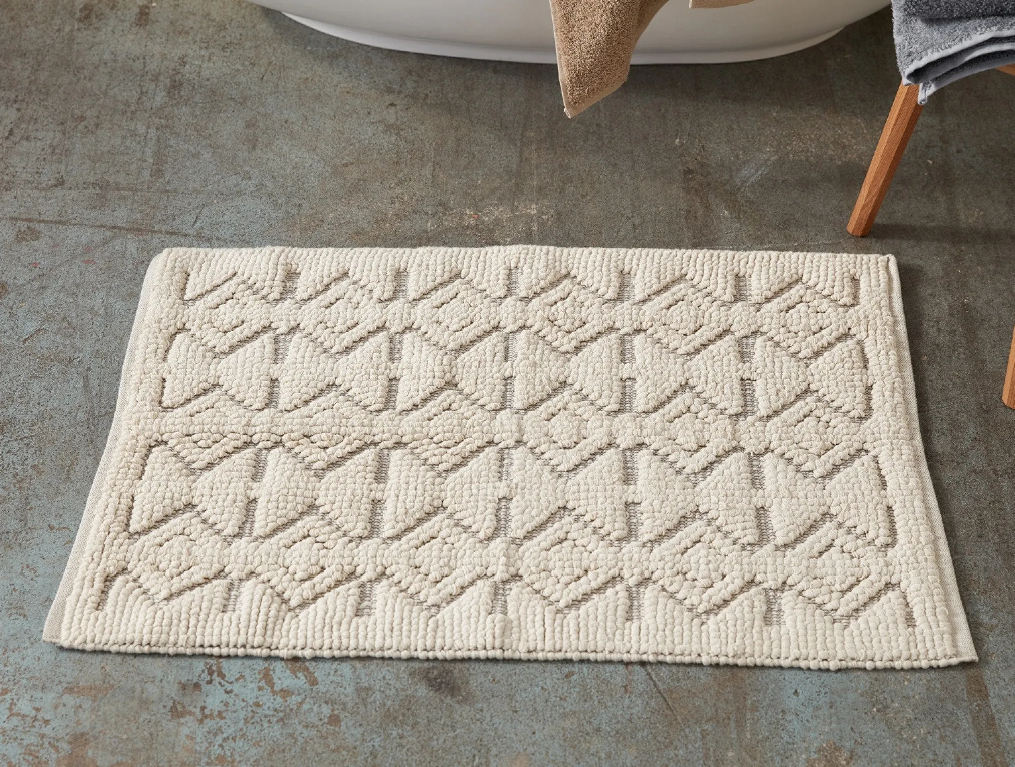 Coyuchi Mosaic Canyon Organic Bath Rug< Bath Rugs