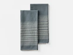 Coyuchi Oak Organic Hand Towel, Set of 2< Kitchen