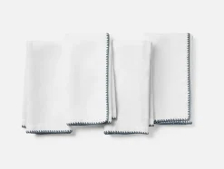 Coyuchi Olivos Embroidered Organic Linen Napkins< Dining