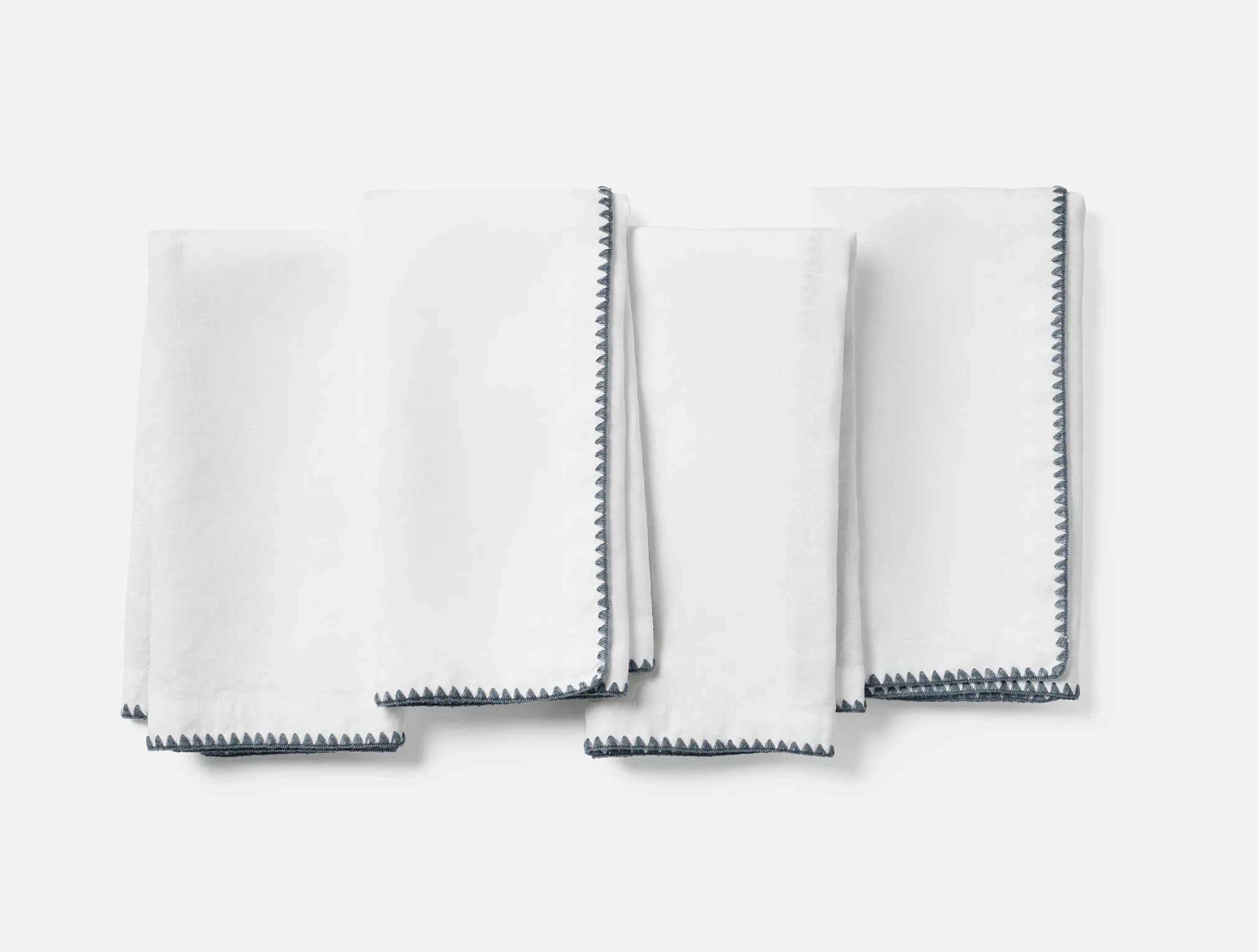 Coyuchi Olivos Embroidered Organic Linen Napkins< Dining