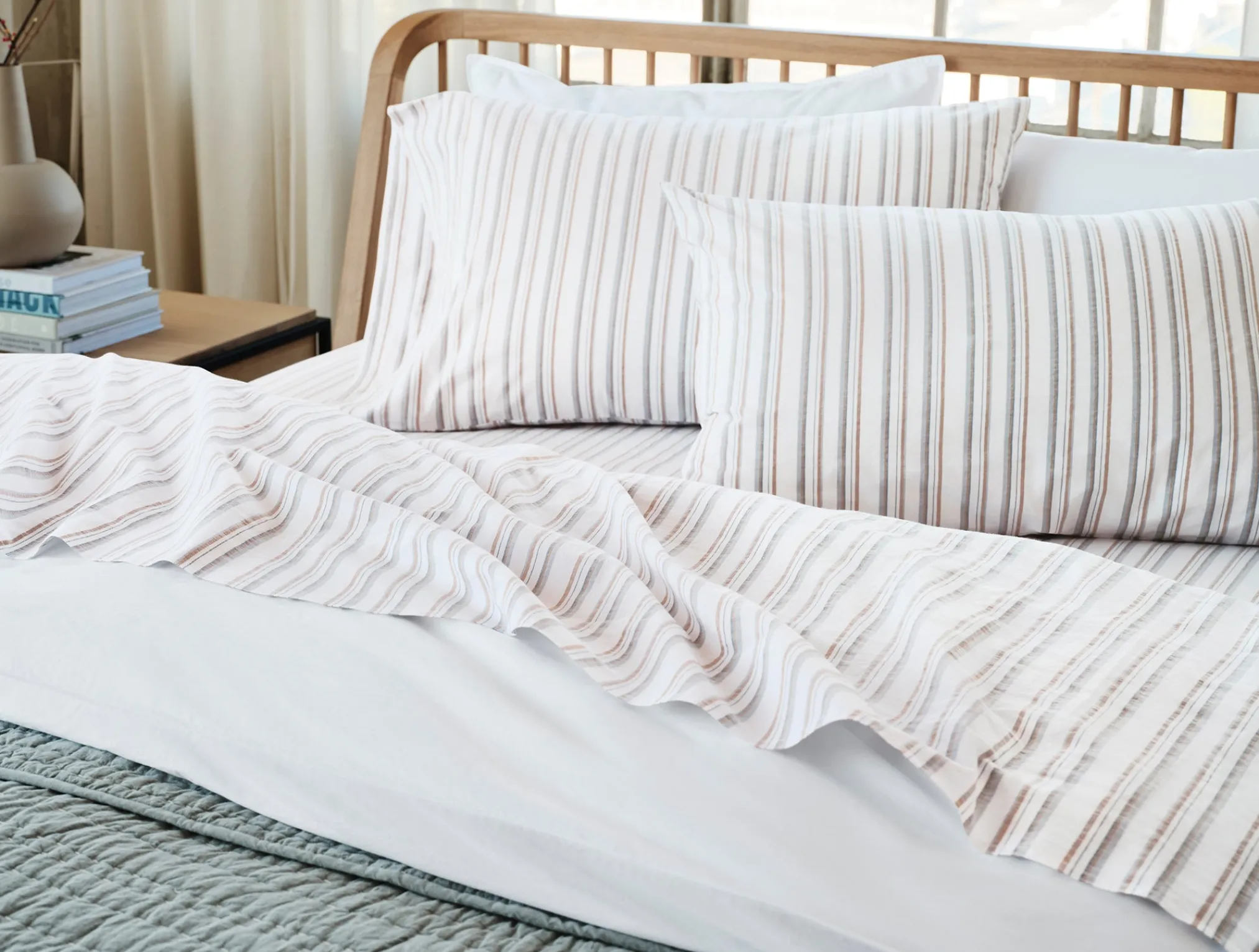 Coyuchi Organic Crinkled Percale™ Sheet Set< Sheet Sets|Sheet Sets