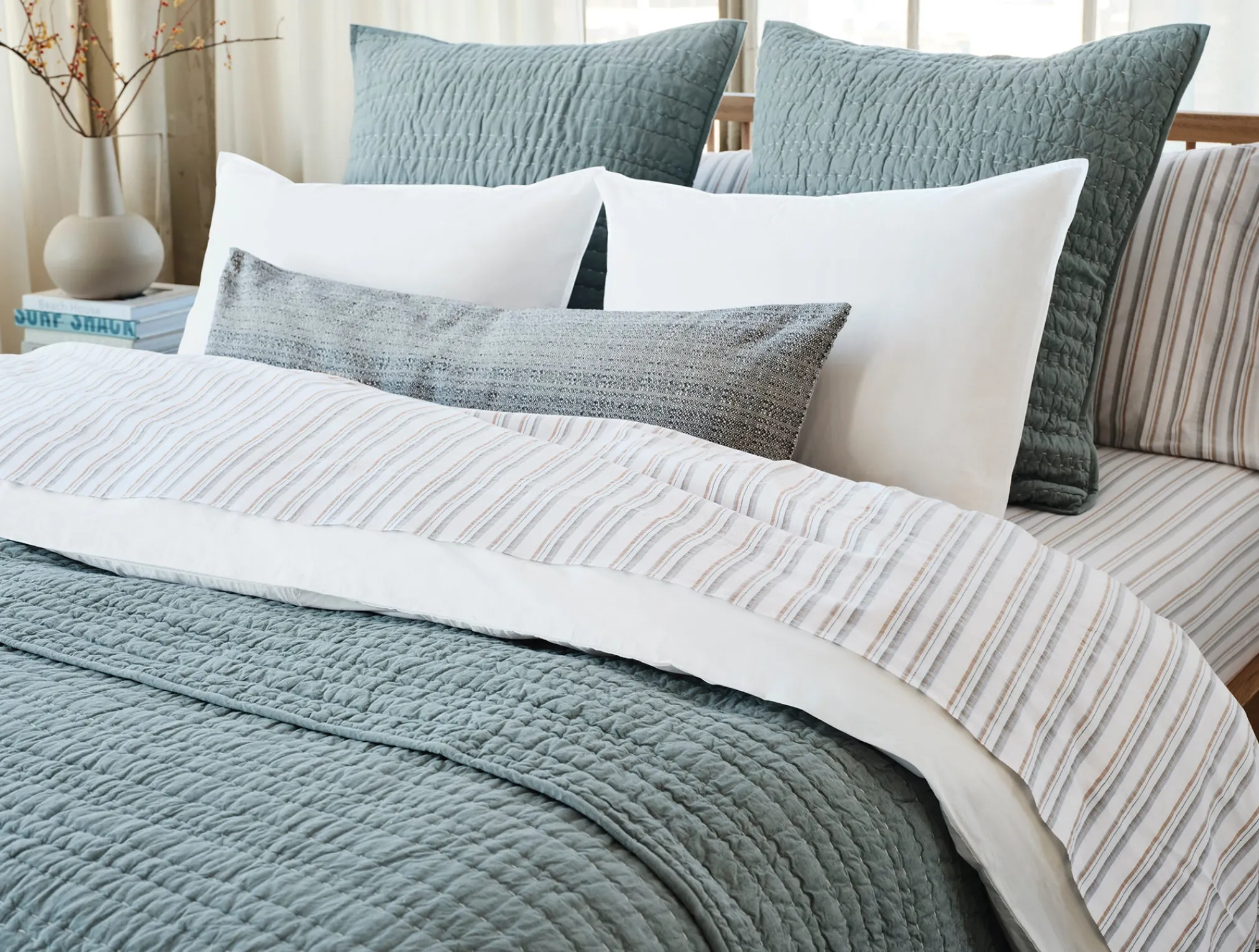 Coyuchi Organic Crinkled Percale™ Sheet Set< Sheet Sets|Sheet Sets