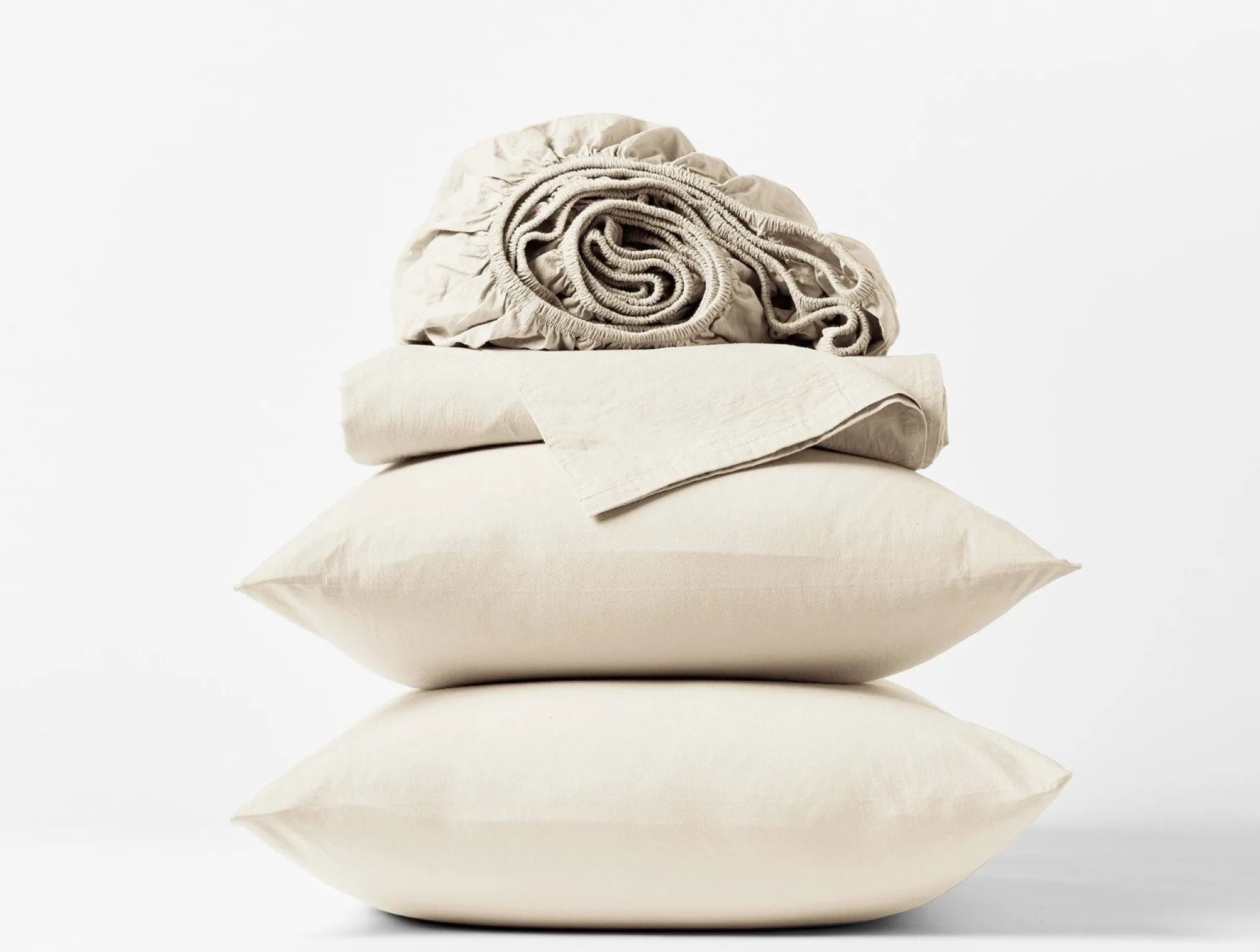 Coyuchi Organic Crinkled Percale™ Sheet Set< Sheet Sets|Sheet Sets