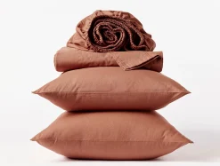 Coyuchi Organic Crinkled Percale™ Sheet Set< Sheet Sets|Sheet Sets