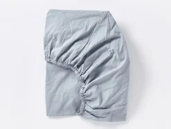 Coyuchi Organic Crinkled Percale™ Crib Sheet< Baby|Baby Bedding