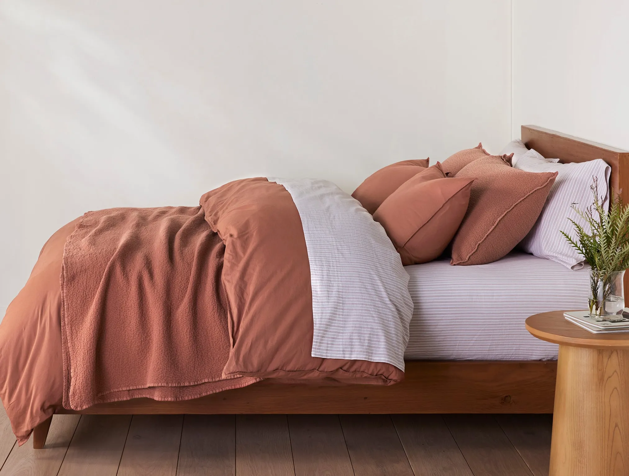 Coyuchi Organic Crinkled Percale™ Sheet Set< Percale|Sheet Sets