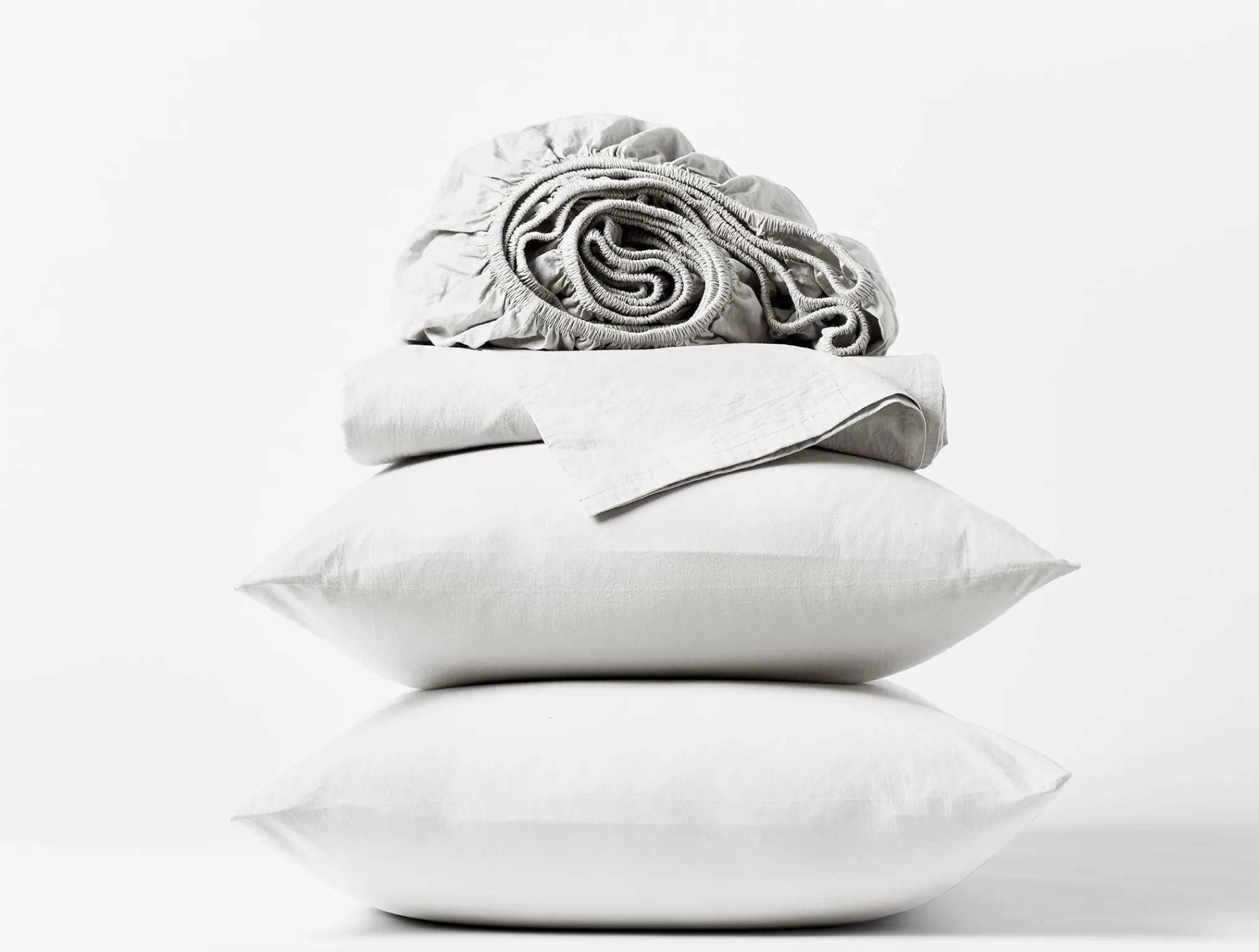Coyuchi Organic Crinkled Percale™ Sheet Set< Percale|Sheet Sets