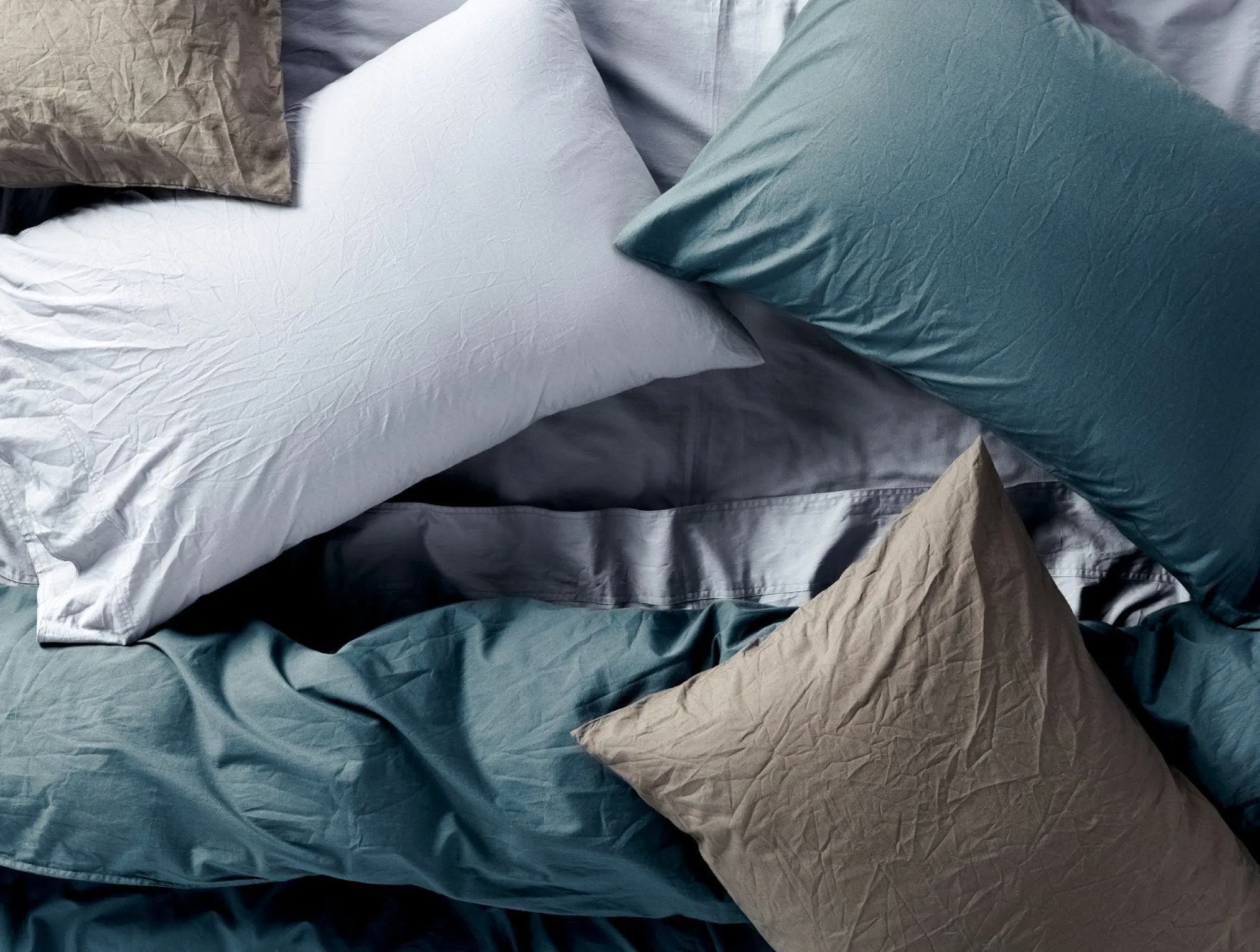 Coyuchi Organic Crinkled Percale™ Sheet Set< Percale|Sheet Sets