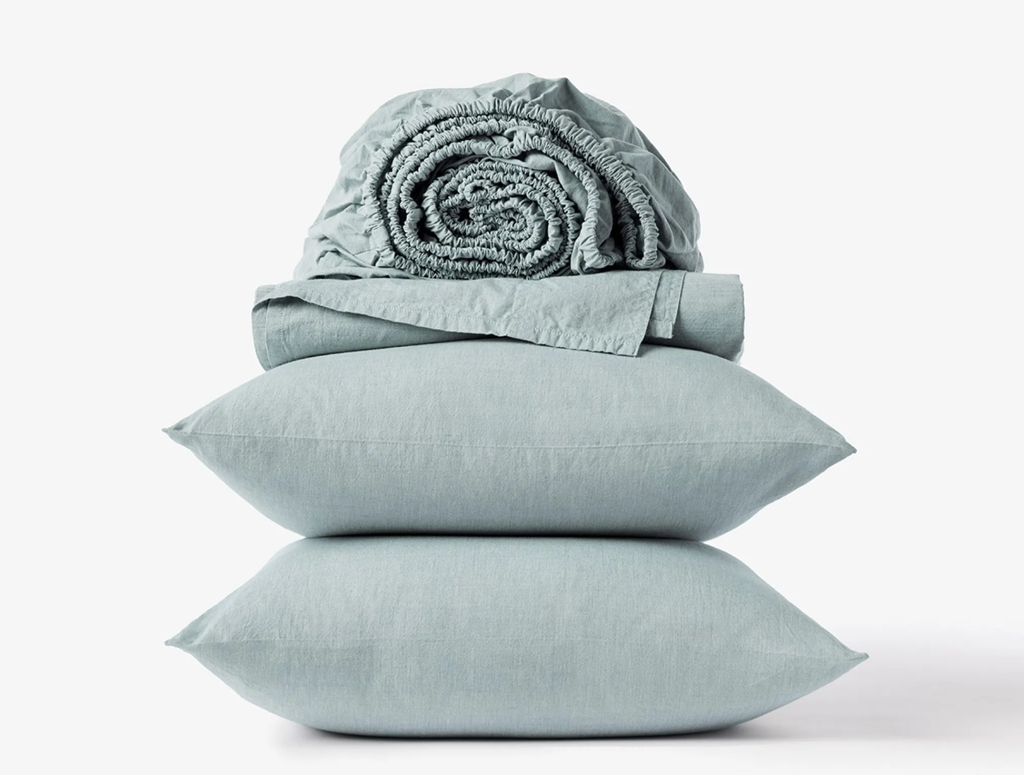Coyuchi Organic Crinkled Percale™ Sheet Set< Percale|Sheet Sets