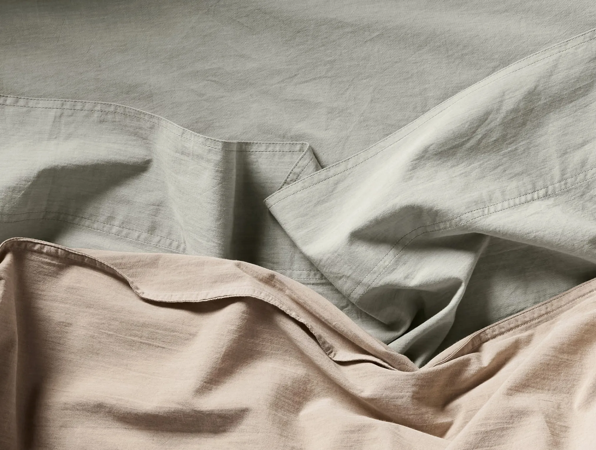 Coyuchi Organic Crinkled Percale™ Sheet Set< Percale|Sheet Sets