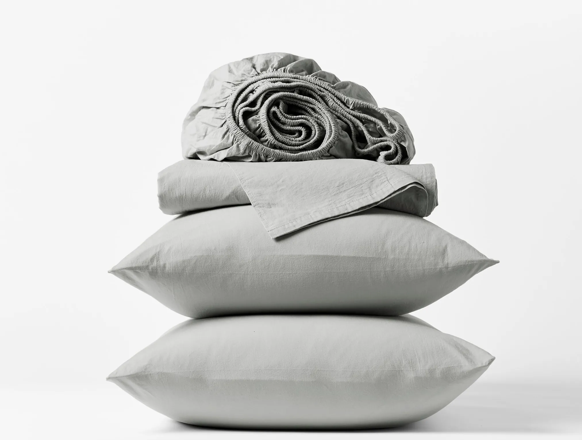 Coyuchi Organic Crinkled Percale™ Sheet Set< Percale|Sheet Sets