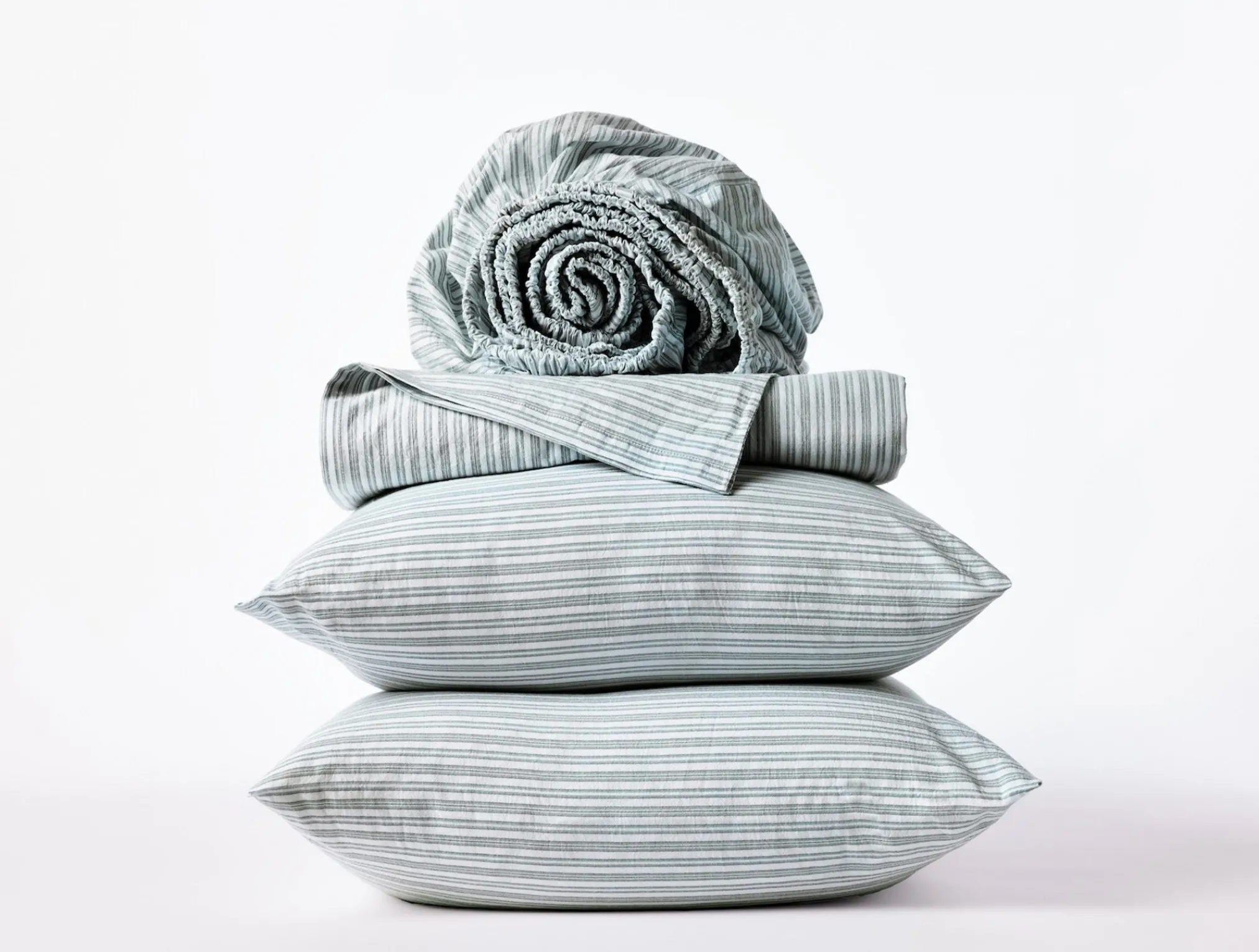 Coyuchi Organic Crinkled Percale™ Sheet Set< Percale|Sheet Sets