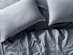 Coyuchi Organic Crinkled Percale™ Fitted Sheet< Fitted Sheets|Fitted Sheets